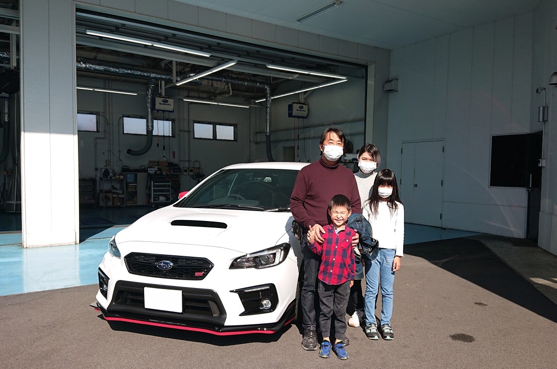 Wrx S4 Sti Sport H様のご納車紹介 東四国スバル株式会社